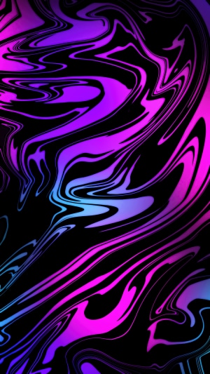 Abstract digital art with purple and blue swirls