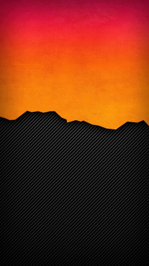 Abstract gradient with mountain silhouette and carbon fiber pattern