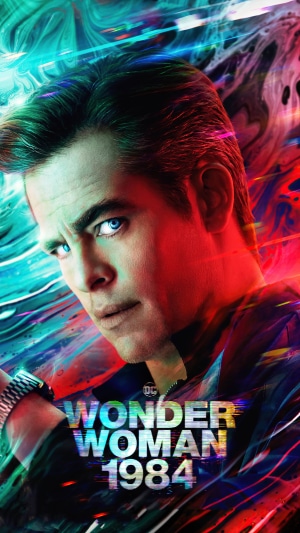 Chris Pine as Steve Trevor in Wonder Woman 1984 4K