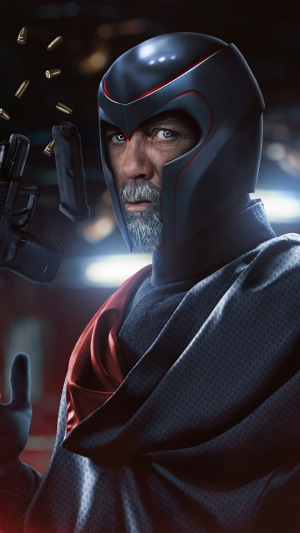 Magneto from X-Men artwork 4K
