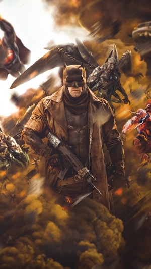 Batman from Justice League artwork