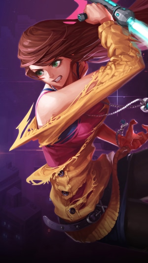 Girl with sword from Herowarz 4K