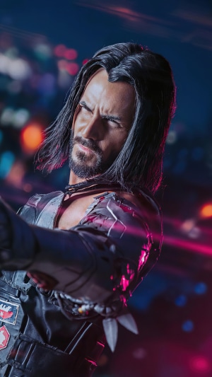 Cosplayer as Johnny Silverhand from Cyberpunk 2077