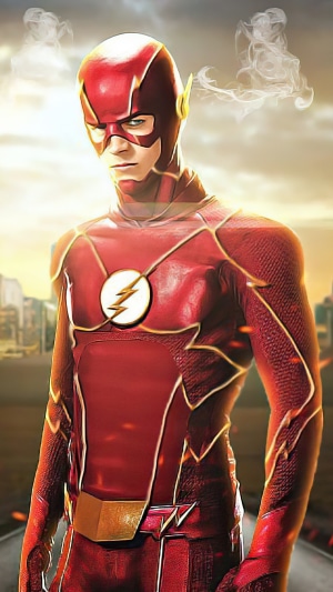 The Flash from DC Comics digital art