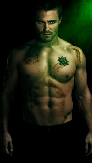 Stephen Amell as Arrow from TV Show