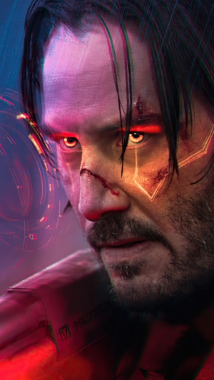 Keanu Reeves as Johnny Silverhand from Cyberpunk 2077