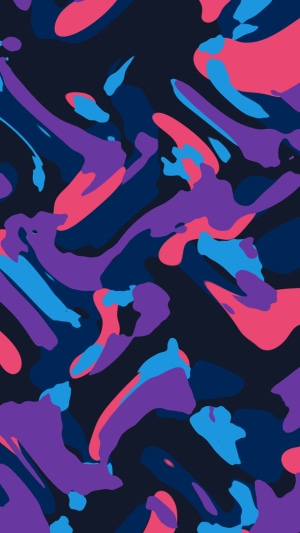 Abstract digital art with colorful shapes
