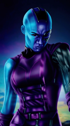 Nebula from Guardians of the Galaxy 4K art