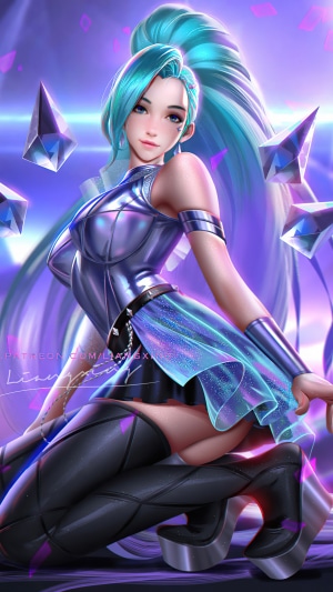 Seraphine from League of Legends KDA 4K