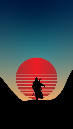 The Mandalorian from Star Wars