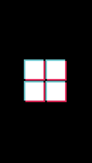 Windows 10 logo glitch effect