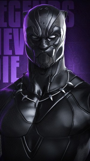 Black Panther artwork by an artist on Artstation