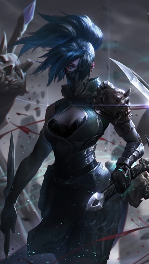 Akali from League of Legends 4K