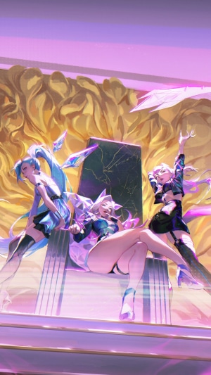 K/DA from League of Legends 4K