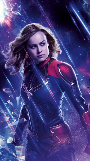 Captain Marvel from Avengers Endgame