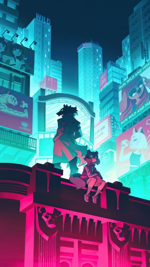 Michiru Kagemori and Ogami Shirou from BNA: Brand New Animal
