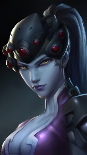 Widowmaker from Overwatch artwork
