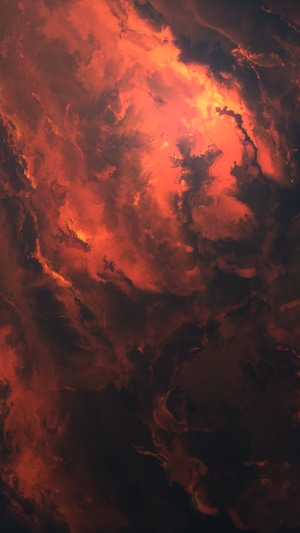 Digital art of a nebula in space