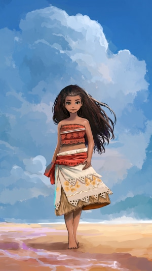 Moana from 2016 Animated Movie in
