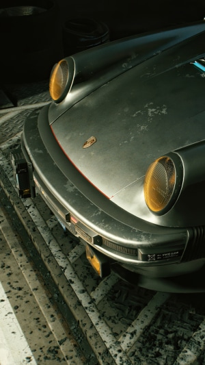 Porsche from Cyberpunk 2077 4K