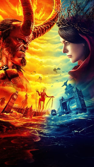Hellboy from Hellboy (2019) movie poster