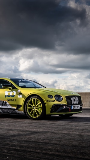 Bentley Continental GT race car on track