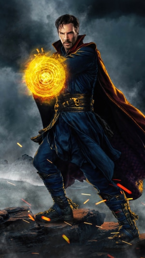 Doctor Strange casting a spell