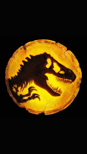 Jurassic World Dominion dinosaur logo