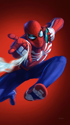 Spider-Man from Marvel artwork 4K