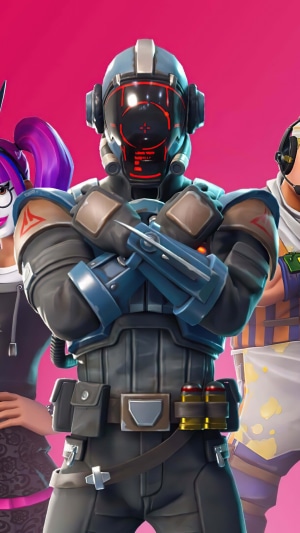 Fortnite characters in 4K