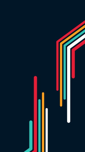 Abstract minimalist lines on dark background