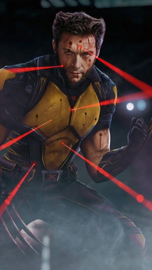Wolverine from X-Men artwork 4K