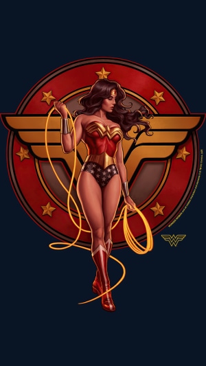 Wonder Woman with Lasso of Truth