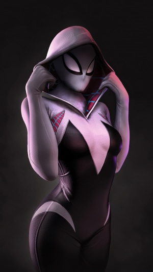 Gwen Stacy from Spider-Man artwork