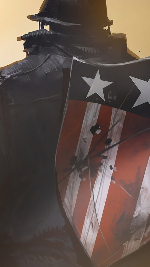 Captain America artwork 4K