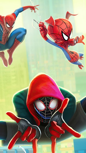 Spider-Man and Spider-Ham from Marvel Puzzle Quest 4K