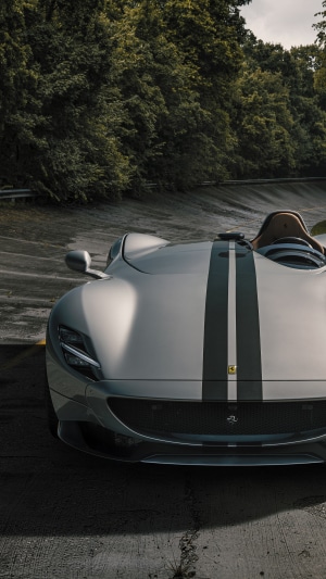 Ferrari Monza SP1 on a race track