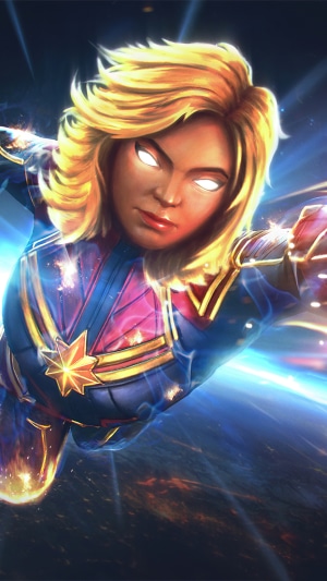 Captain Marvel from Marvel Contest of Champions 4K