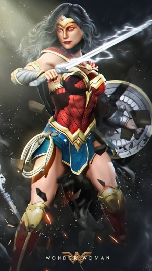 Wonder Woman artwork 4K
