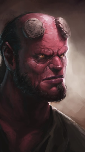 Hellboy artwork 4K