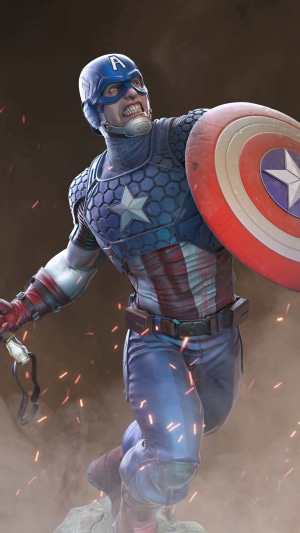 Captain America artwork 4K