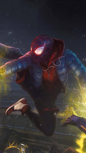 Miles Morales from Marvel's Spider-Man Remastered 4K