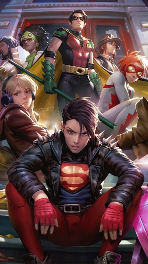 DC Comics Young Justice Superheroes Artwork