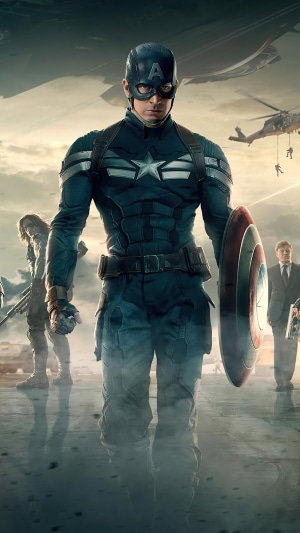 Captain America from Captain America: The Winter Soldier 4K
