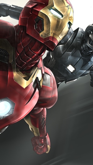 Iron Man and War Machine artwork