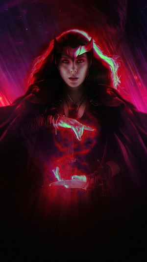 Scarlet Witch from Wanda Vision artwork