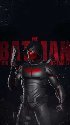 Red Hood from The Batman artwork 4K