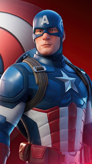 Captain America from Fortnite 4K