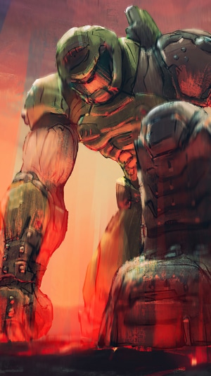 Doom Slayer from Doom artwork