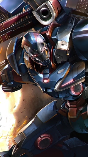 War Machine Artwork 4K